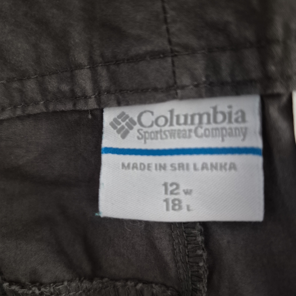 Columbia Charcoal Gray Pants